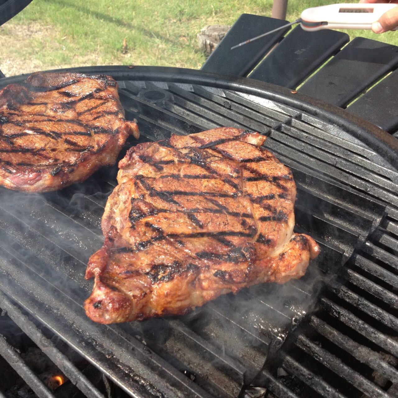 Ribeye Steaks- Seared, Not Charred