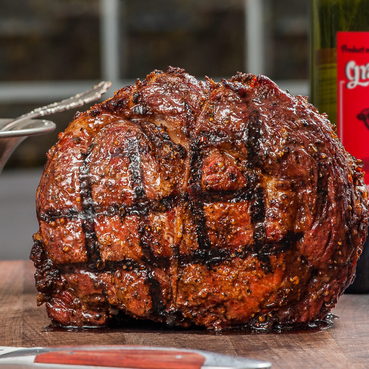 Grilled Prime Rib Using The Reverse Sear Technique