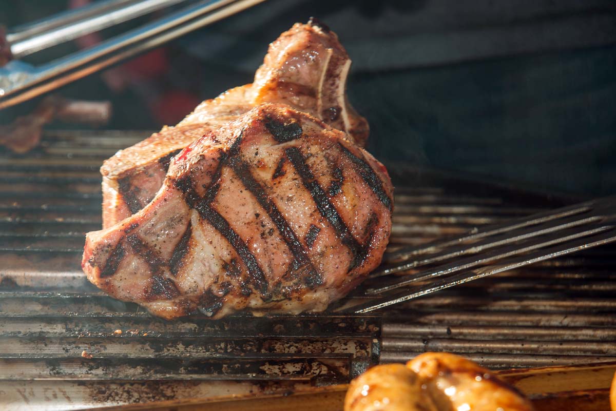 Double Seared Rack of Pork with a 1/2 Twist