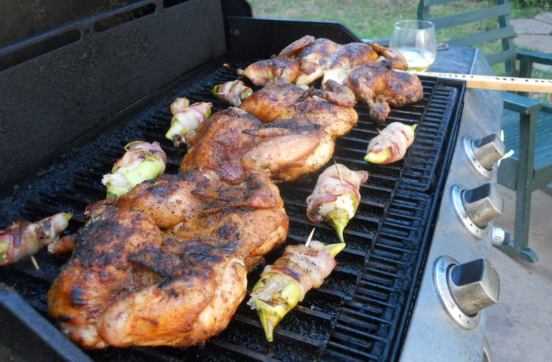 Spatchcock Chicken on the Grill