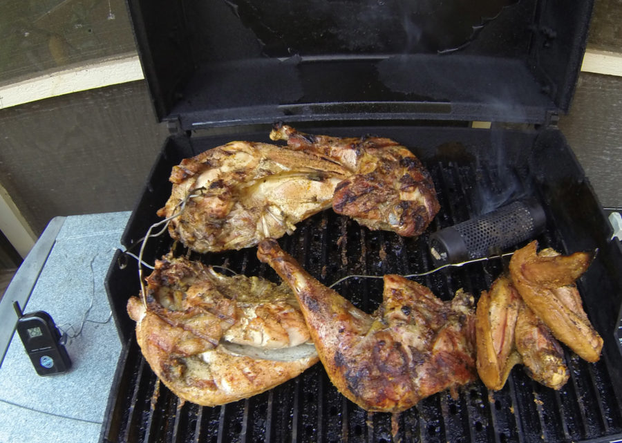 Deconstructed Maple Brined Smoked Turkey