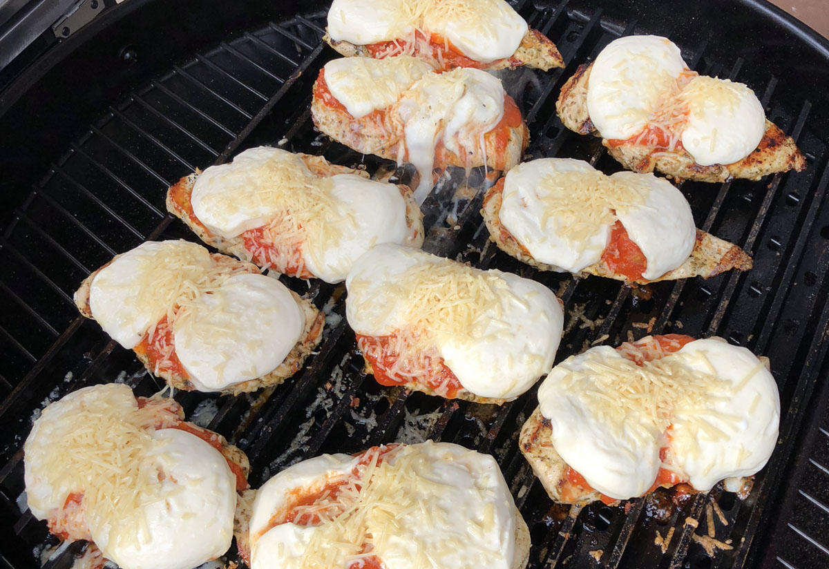 Grilled Chicken Parmesan