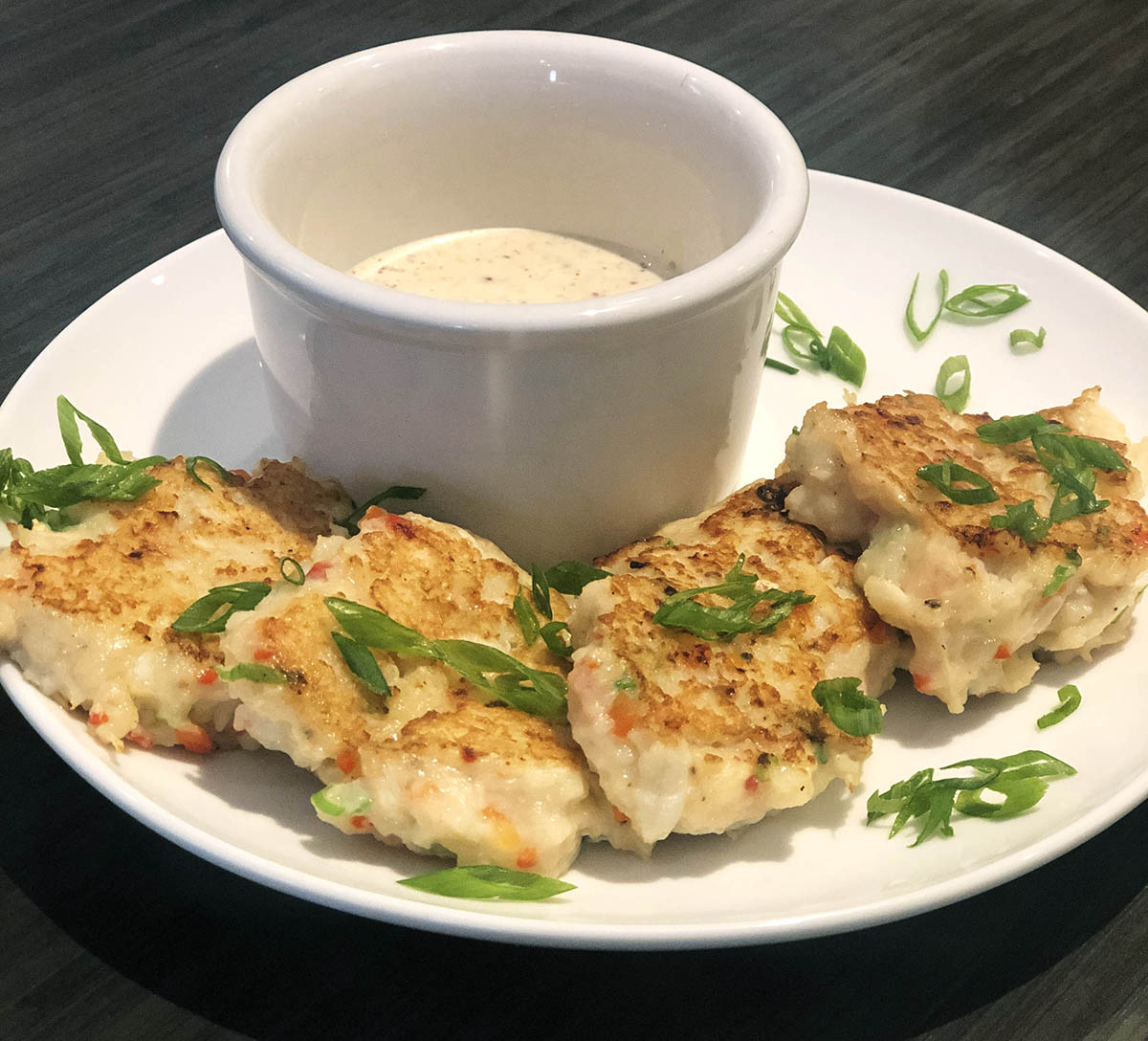 Breadless Crab Cakes with Remoulade Sauce
