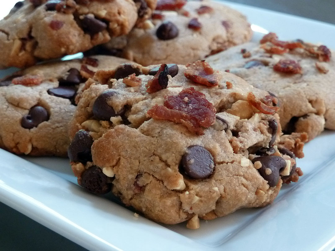 Peanut Butter Chocolate Chip BACON Cookies
