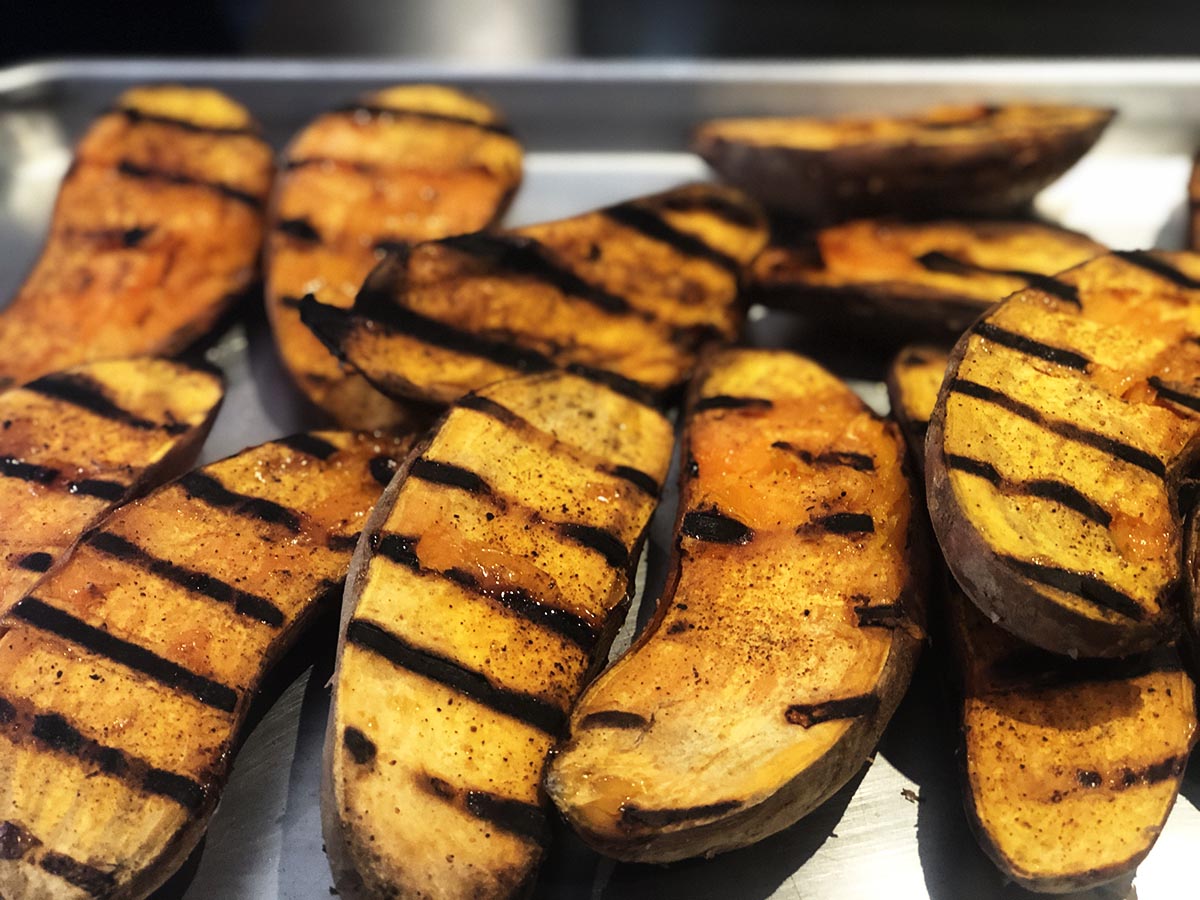 Smokey Grilled Sweet Potato Mash