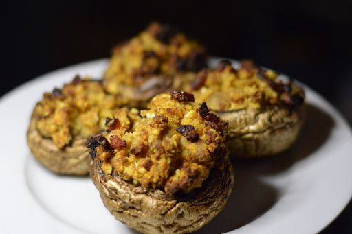 Stuffed Mushroom Caps