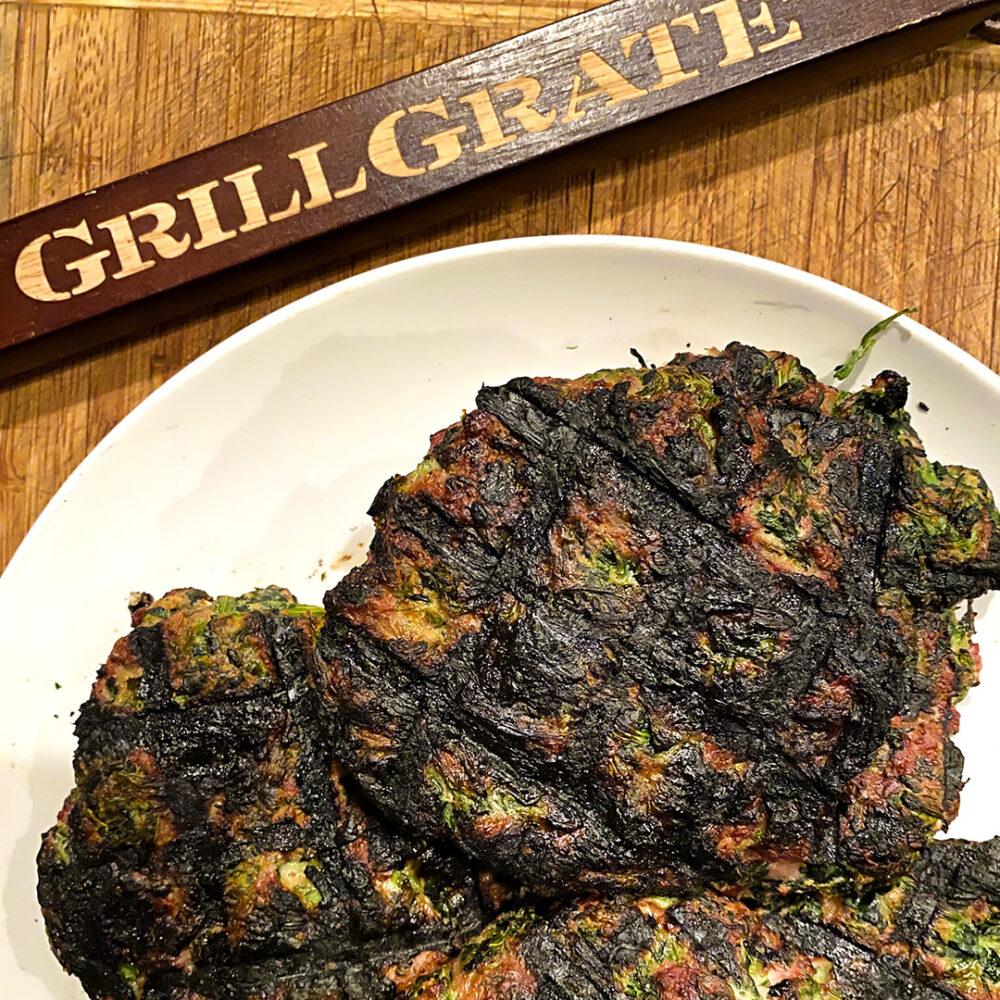 “Green Burgers” Italian Sausage and Spinach