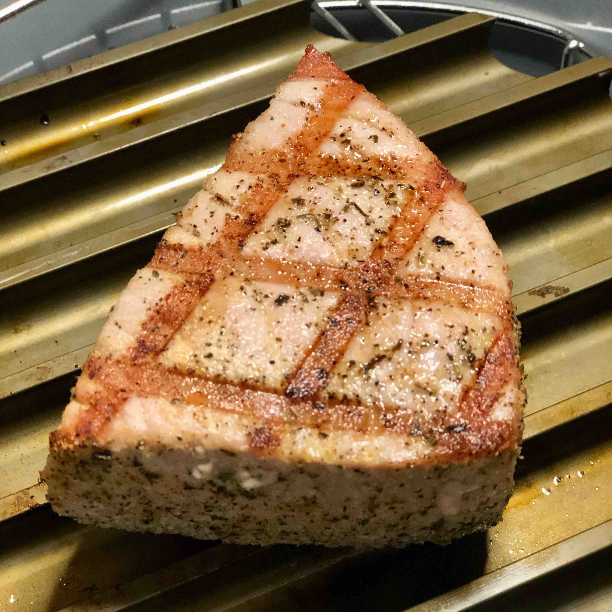 Air Fryer Grilled Ahi Tuna