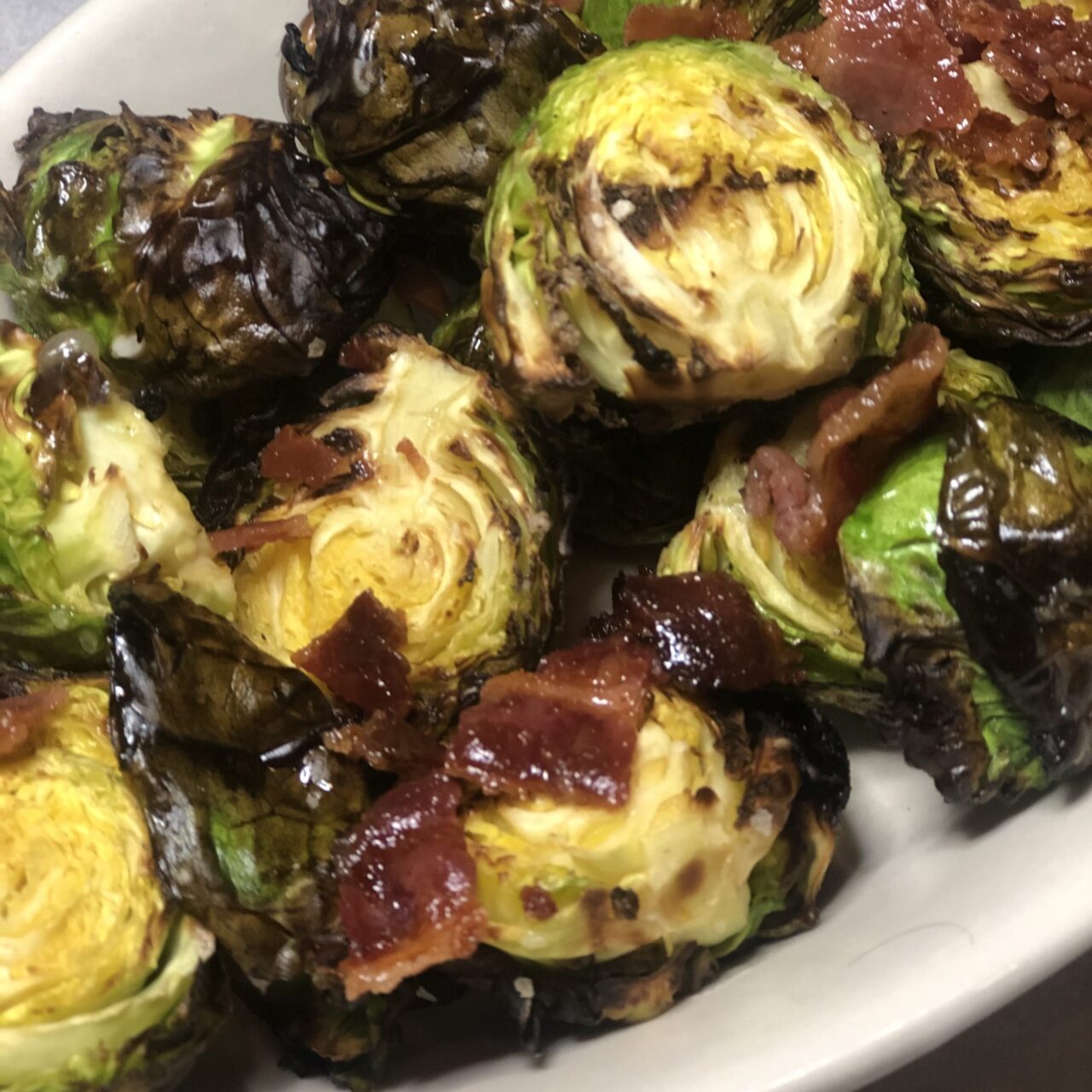 Air Fried Brussel Sprouts