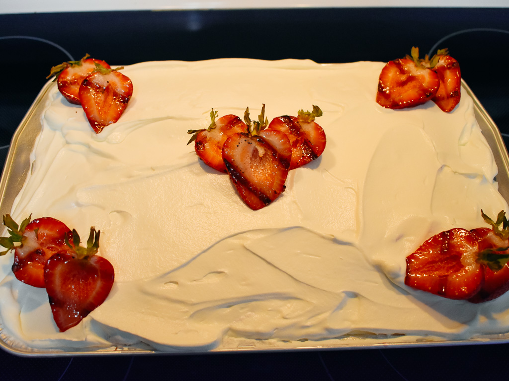 Southern Smoked Strawberry Cake