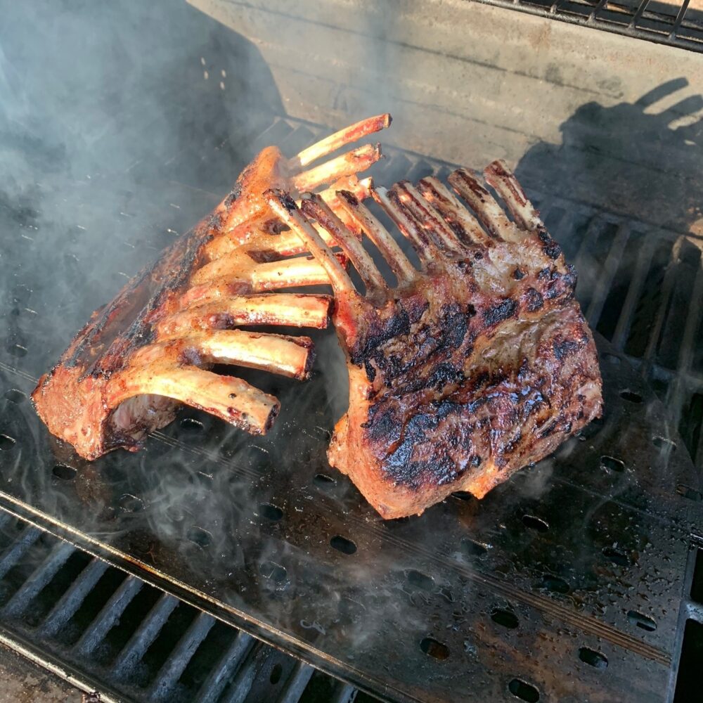 Rack of Lamb, Precision Seared on Any Grill