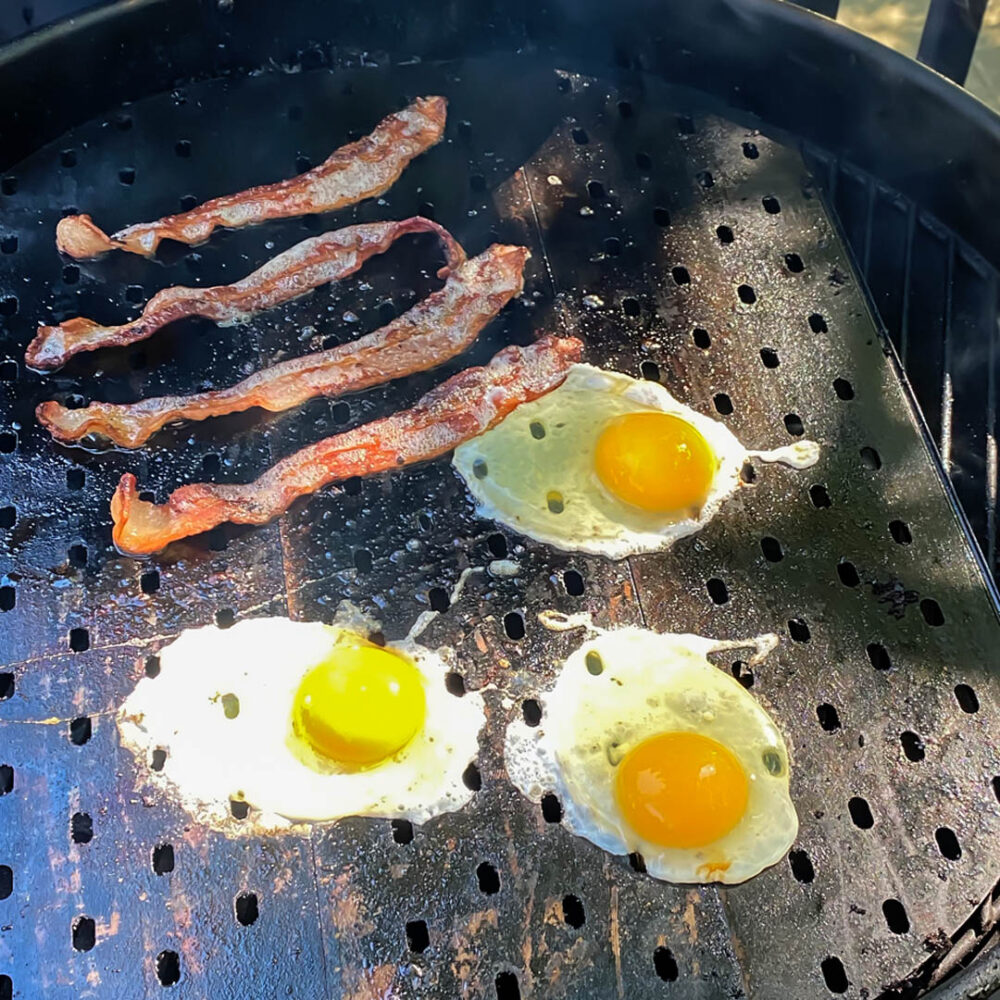 Bacon & Eggs on GrillGrates