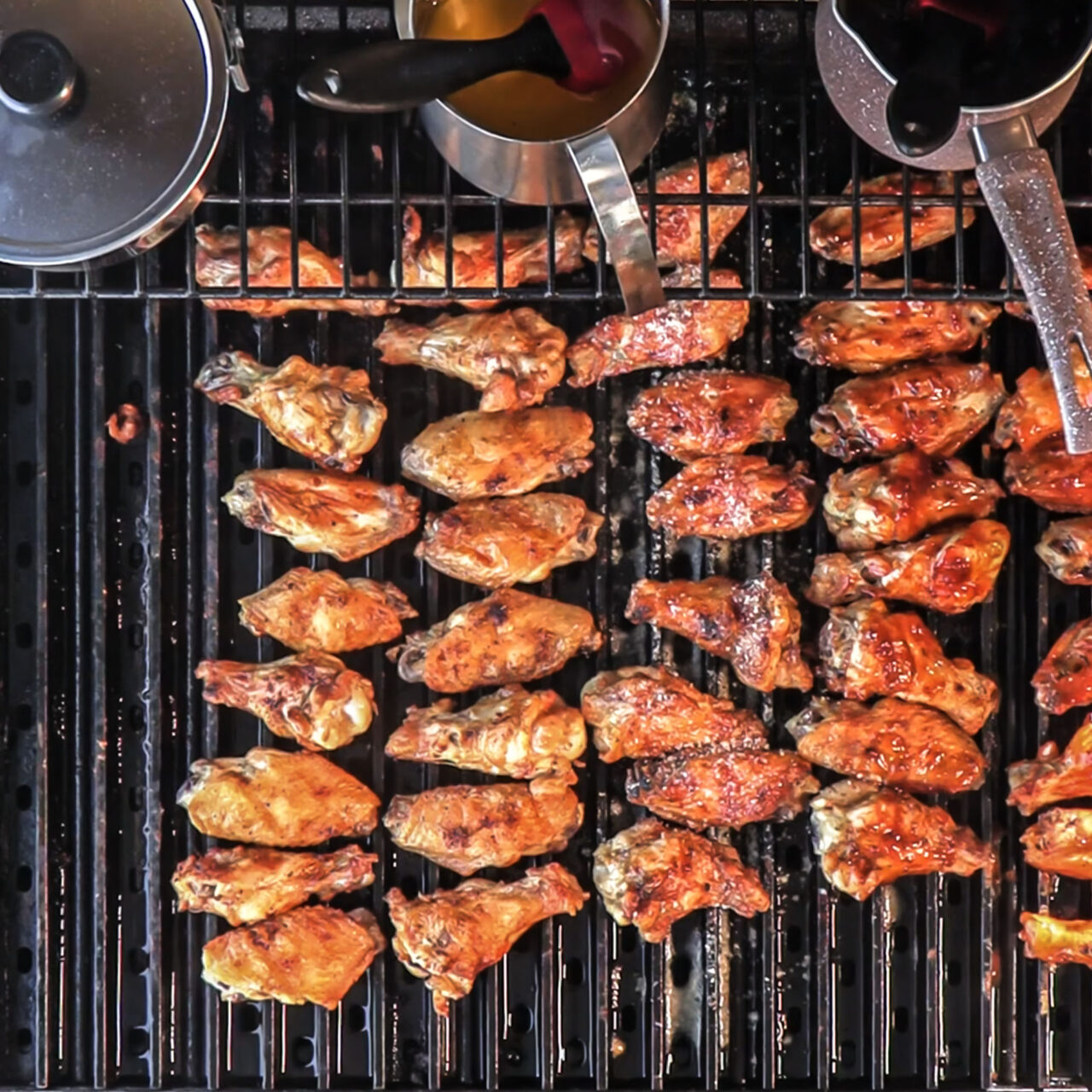 Grilled Party Wings 4 Ways