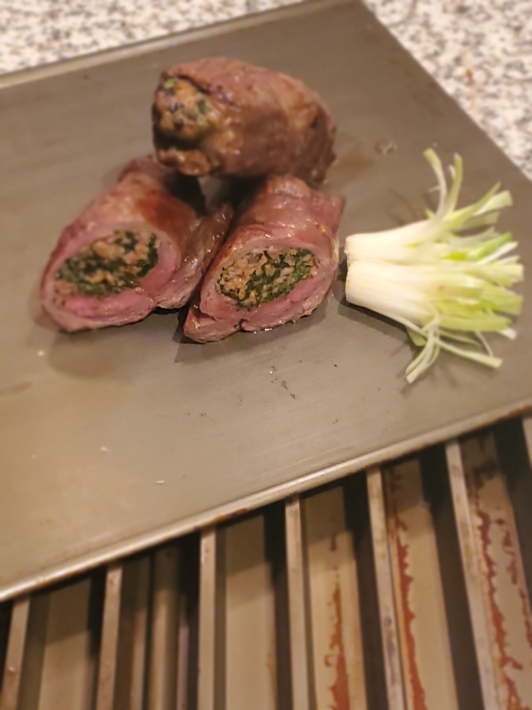 Flank Steak Roulade GrillGrate