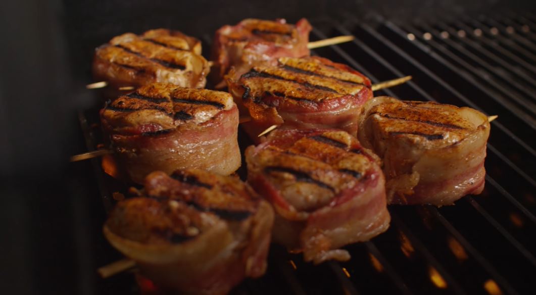 Bacon Wrapped Pork Tenderloin Medalions