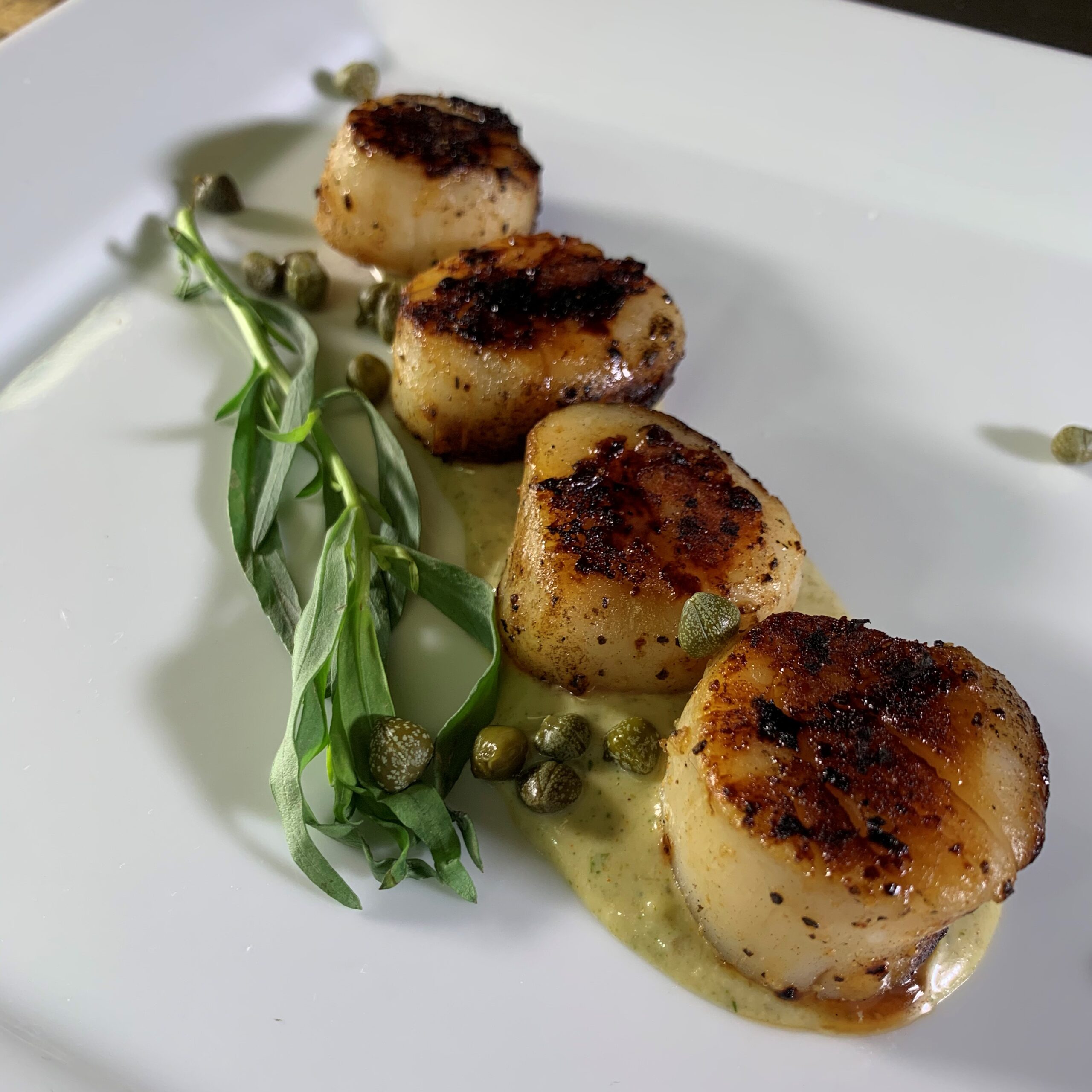 Seared Scallops with Pan Sauce